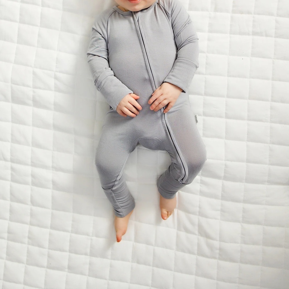 KYTE Baby Blue/Gray Preloved at Cozy 18-24 Mnths Kids One Piece